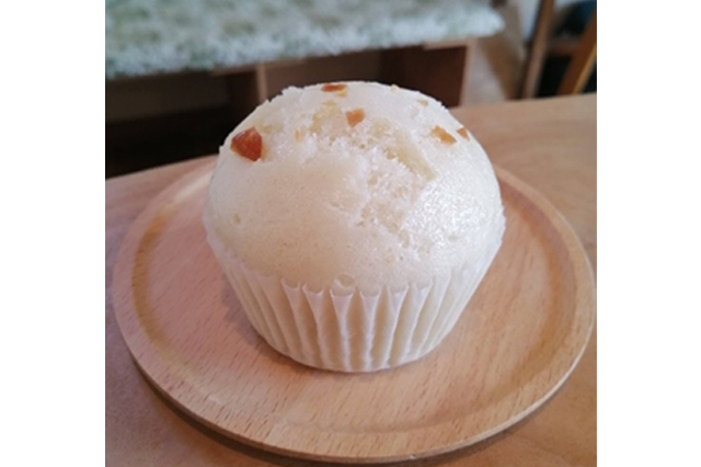 花落花生あん蒸しパン